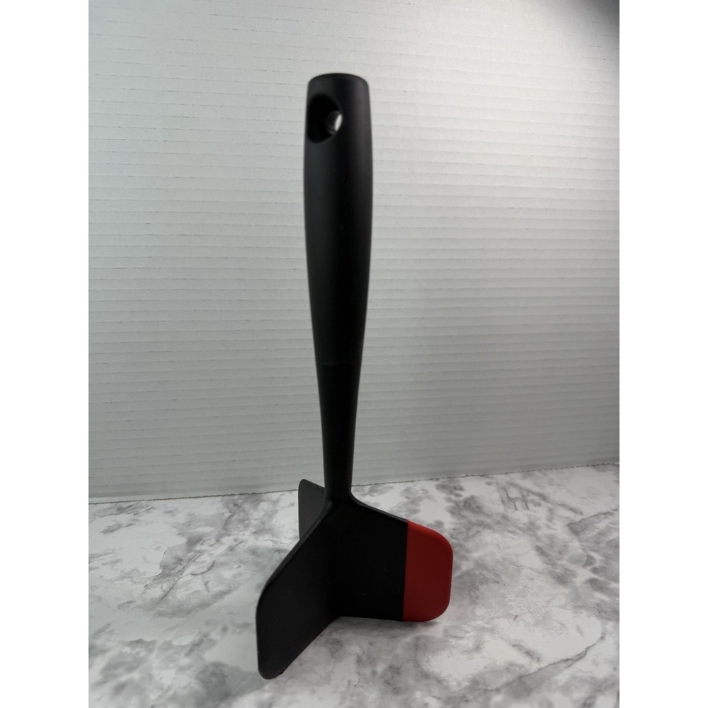 OXO Good Grips Nylon Ground Meat Chopper Masher Black & Red Durable